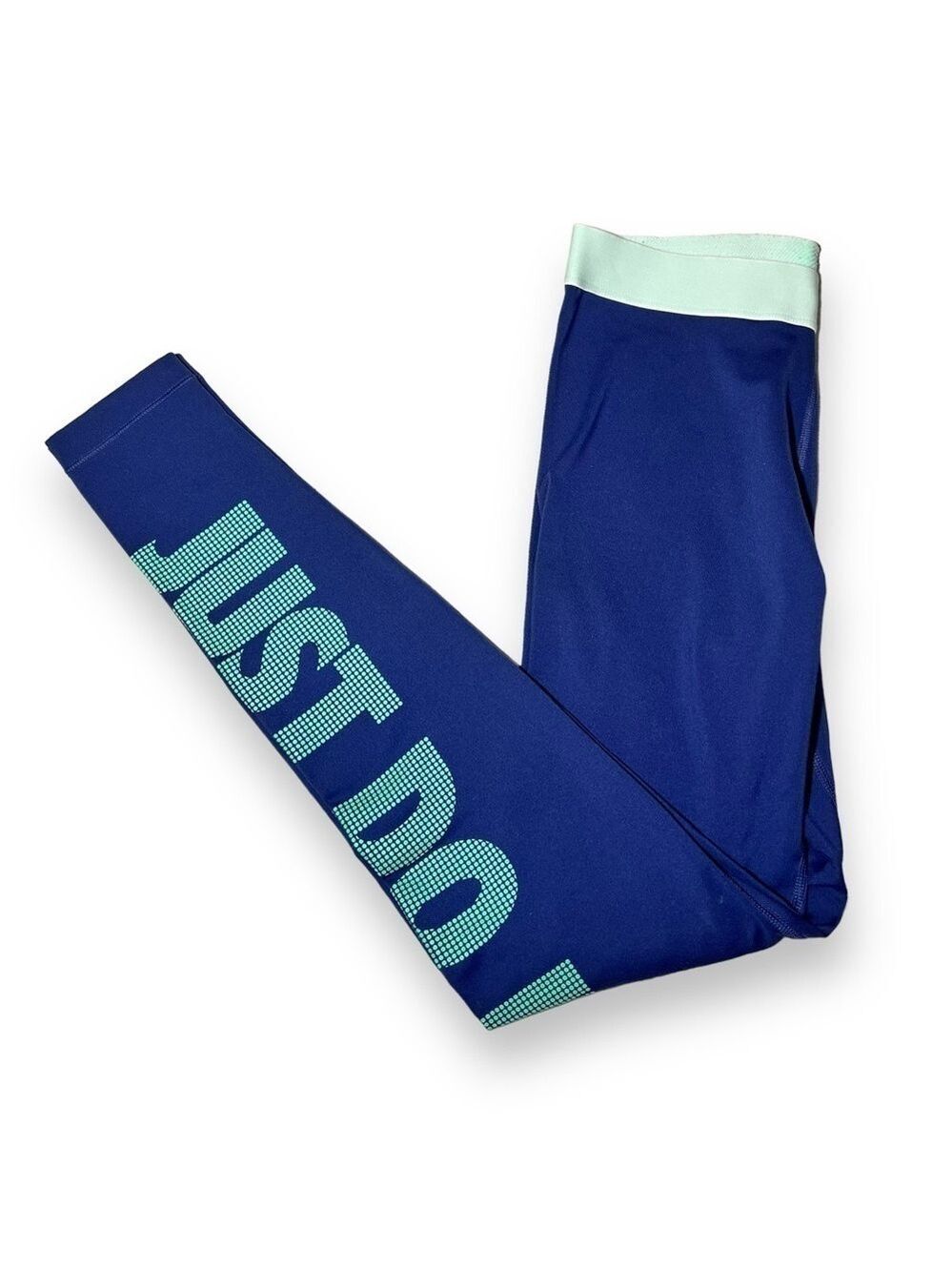 Nike Pro Women’s Graphic Leggings Periwinkle/Mint Size Small